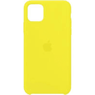 Carcasa silicona iPhone 12 pro max Amarillo flash