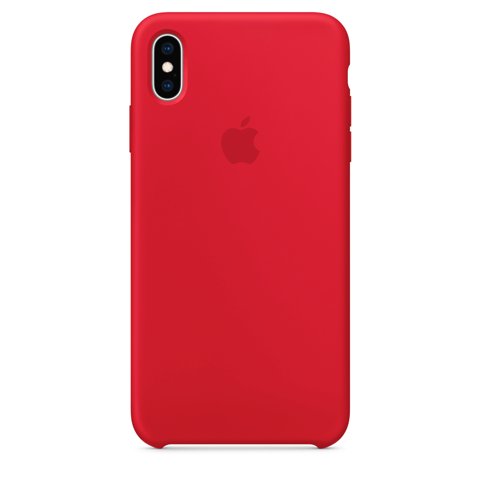 Carcasa Silicona Apple Alt iPhone XS Max Rojo