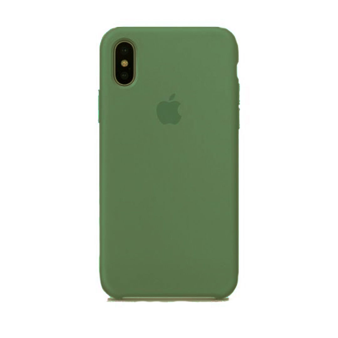 Carcasa Silicona Apple Alt iPhone X / Xs Verde Oscuro